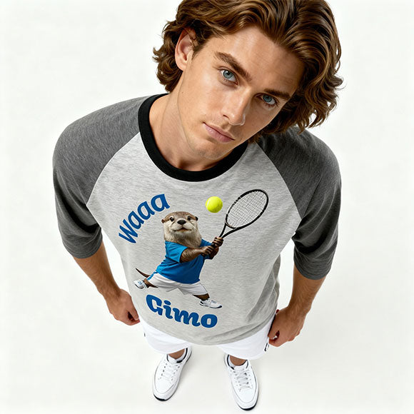 Gimo Tennis Ace Raglan Tee