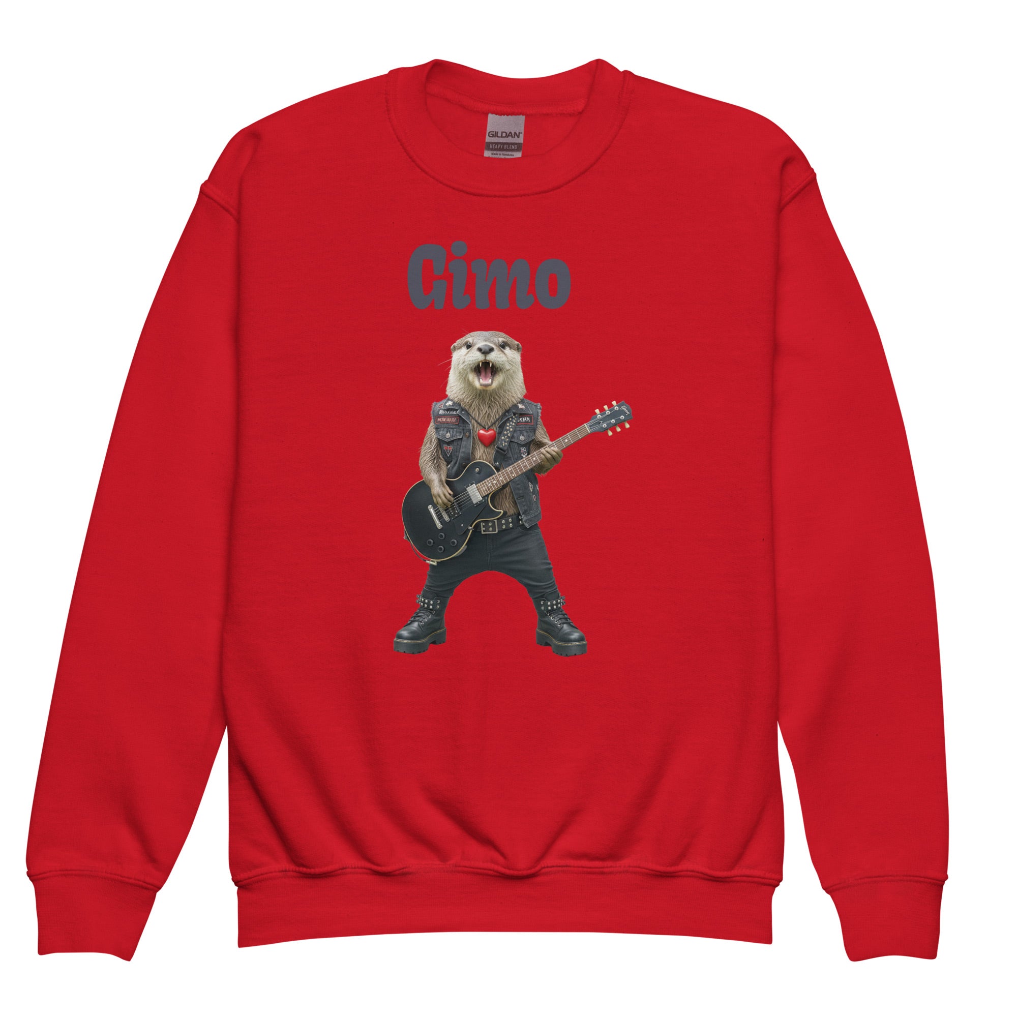 Gimo the Rockstar: Youth Graphic Streetwear Sweatshirt