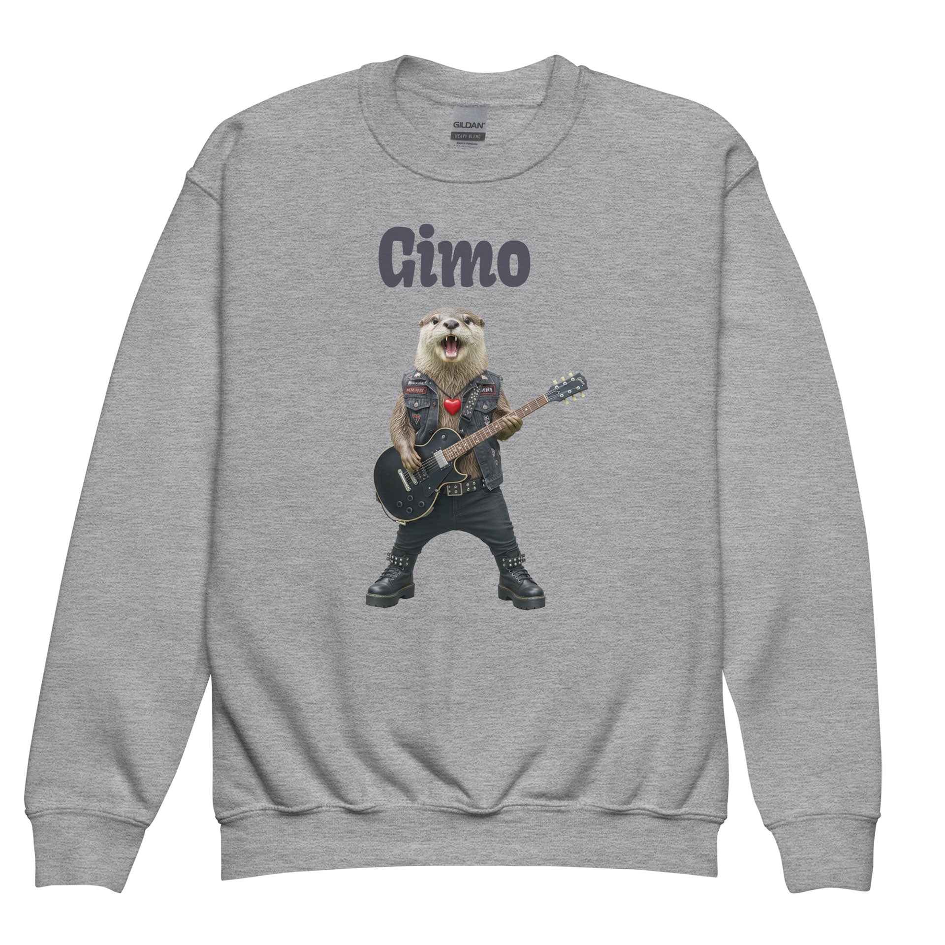 Gimo the Rockstar: Youth Graphic Streetwear Sweatshirt