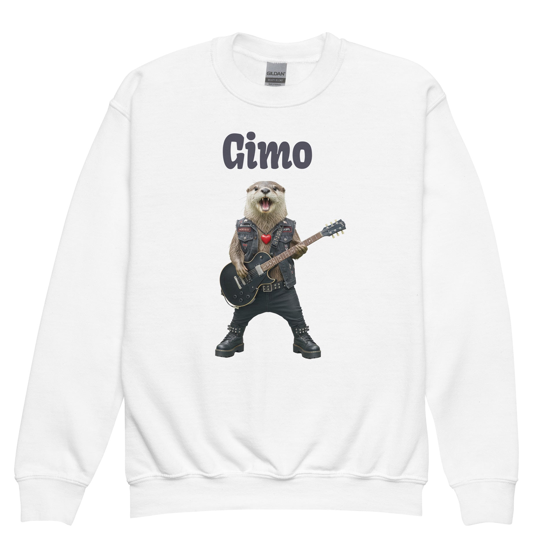 Gimo the Rockstar: Youth Graphic Streetwear Sweatshirt
